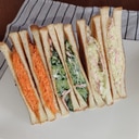 3色のサンドイッチ